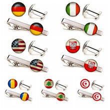 Load image into Gallery viewer, National Flag Cufflinks