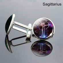 Load image into Gallery viewer, 12 Constellation Cufflinks