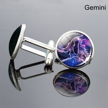 Load image into Gallery viewer, 12 Constellation Cufflinks