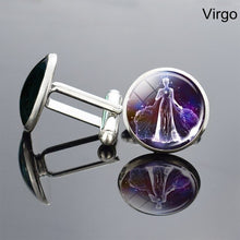 Load image into Gallery viewer, 12 Constellation Cufflinks