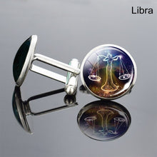 Load image into Gallery viewer, 12 Constellation Cufflinks
