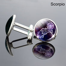 Load image into Gallery viewer, 12 Constellation Cufflinks