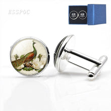 Load image into Gallery viewer, Peacock  Cufflinks