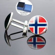 Load image into Gallery viewer, National Flag Cufflinks
