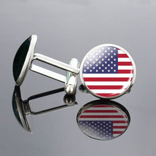 Load image into Gallery viewer, National Flag Cufflinks