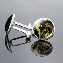 Load image into Gallery viewer, Horse Pattern Cufflinks