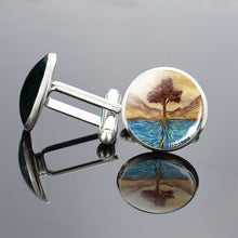 Load image into Gallery viewer, Tree of Life Cufflinks