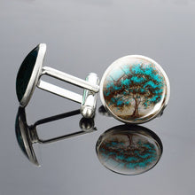 Load image into Gallery viewer, Tree of Life Cufflinks