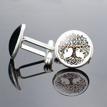 Load image into Gallery viewer, Tree of Life Cufflinks