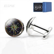Load image into Gallery viewer, Vintage Compass Cufflinks