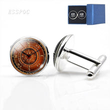 Load image into Gallery viewer, Vintage Compass Cufflinks