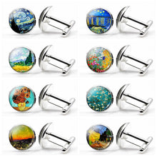 Load image into Gallery viewer, Van Gogh Starry Night  Cufflinks