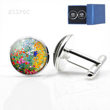 Load image into Gallery viewer, Van Gogh Starry Night  Cufflinks