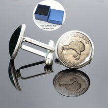 Load image into Gallery viewer, New Zealand Coin  Cufflinks