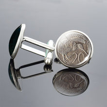 Load image into Gallery viewer, New Zealand Coin  Cufflinks