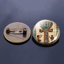 Load image into Gallery viewer, Egyptian Ankh Cross Brooch