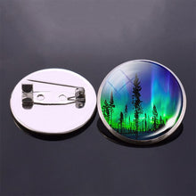 Load image into Gallery viewer, Colorful Northern Lights Brooch