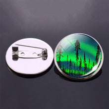 Load image into Gallery viewer, Colorful Northern Lights Brooch