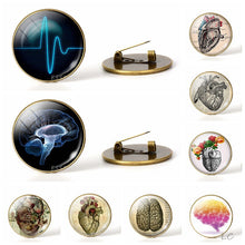 Load image into Gallery viewer, Anatomical Heart  Brooch