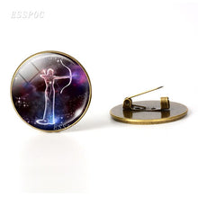Load image into Gallery viewer, 12 Zodiac Signs Brooch
