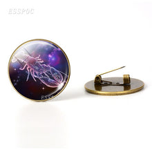 Load image into Gallery viewer, 12 Zodiac Signs Brooch
