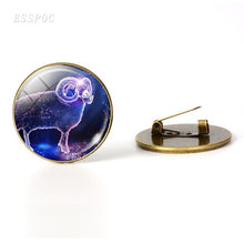 Load image into Gallery viewer, 12 Zodiac Signs Brooch