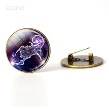 Load image into Gallery viewer, 12 Zodiac Signs Brooch