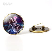 Load image into Gallery viewer, 12 Zodiac Signs Brooch