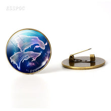 Load image into Gallery viewer, 12 Zodiac Signs Brooch