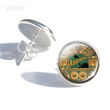 Load image into Gallery viewer, Happy Halloween Witch Pumpkin Earrings