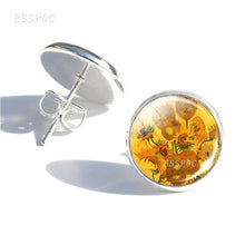 Load image into Gallery viewer, Van Gogh Stud Earrings