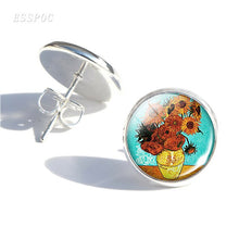 Load image into Gallery viewer, Van Gogh Stud Earrings