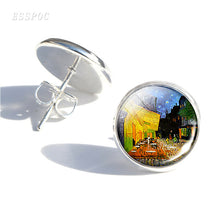 Load image into Gallery viewer, Van Gogh Stud Earrings