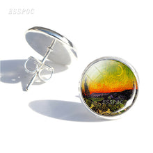 Load image into Gallery viewer, Van Gogh Stud Earrings