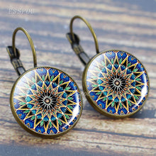 Load image into Gallery viewer, Religious Symbol Lotus Earrings