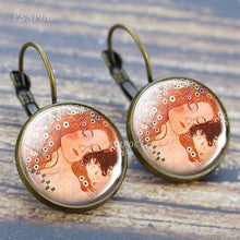Load image into Gallery viewer, Vintage Art Gustav Klimt  Earrings