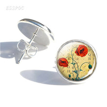 Load image into Gallery viewer, Flower Cat Kitty Earring