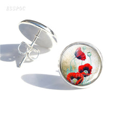 Load image into Gallery viewer, Flower Cat Kitty Earring