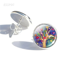 Load image into Gallery viewer, Flower Cat Kitty Earring