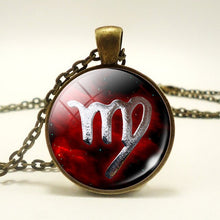 Load image into Gallery viewer, 12 Constellation Zodiac  Necklace