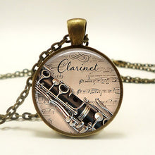 Load image into Gallery viewer, Clarinet Music Necklace