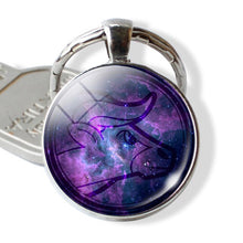 Load image into Gallery viewer, Cabochon 12 Constellation Keychain