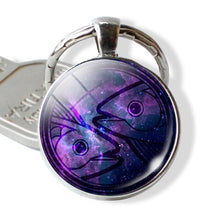 Load image into Gallery viewer, Cabochon 12 Constellation Keychain