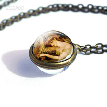 Load image into Gallery viewer, Gustav Klimt The Kiss Necklace