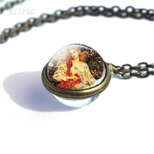 Load image into Gallery viewer, Gustav Klimt The Kiss Necklace