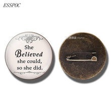 Load image into Gallery viewer, Famous Author Brooch