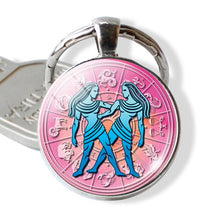 Load image into Gallery viewer, 12 Constellation Zodiac Keychain