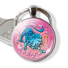 Load image into Gallery viewer, 12 Constellation Zodiac Keychain