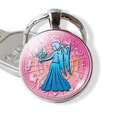 Load image into Gallery viewer, 12 Constellation Zodiac Keychain