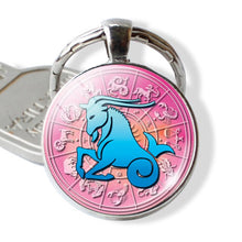 Load image into Gallery viewer, 12 Constellation Zodiac Keychain